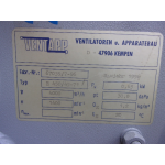 Radiaal ventilator 1,0 KW 1400 RPM, used.
